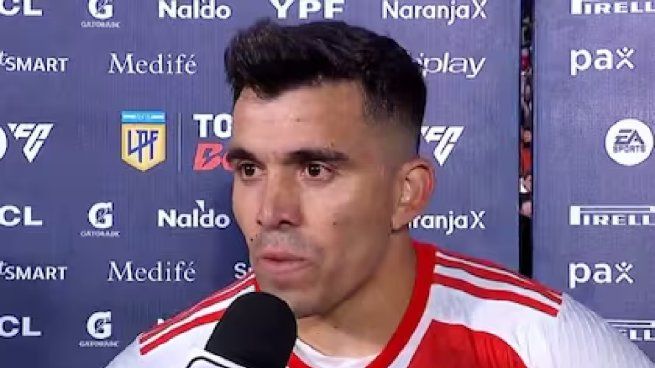 Marcos Acuña debutó en River y disparó contra la dirigencia de Racing