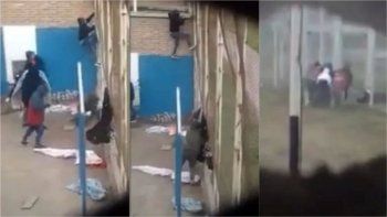 cinematografica fuga en un penal de santa fe: escaparon 8 presos con apoyo externo