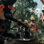 En Misiones, avanzan las obras en el tendido eléctrico financiadas por la CAF. En Misiones, avanzan las obras en el tendido eléctrico financiadas por la CAF.