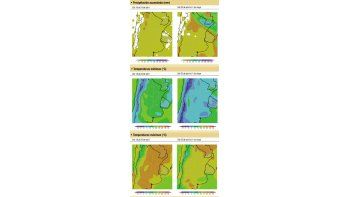 Escasas lluvias en el área agrícola