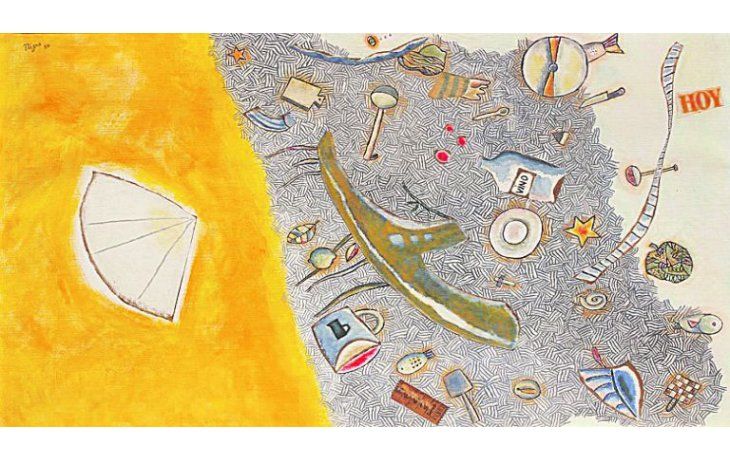 ámbito.com | Navegaciones. El óleo y collage de Adolfo Nigro lidera la subasta de Roca con una base de u$s11.000.