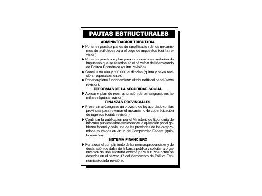 Presupuesto: antes del 15 sólo entran al Congreso metas 2002