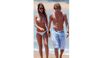 Diego Forlán y Zaira Nara.