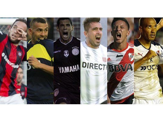 Los seis equipos con mejor promedio.