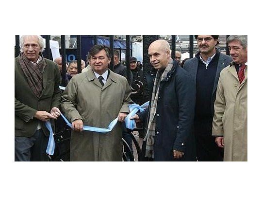 Daniel Pelegrina inauguró hoy la exposición rural.