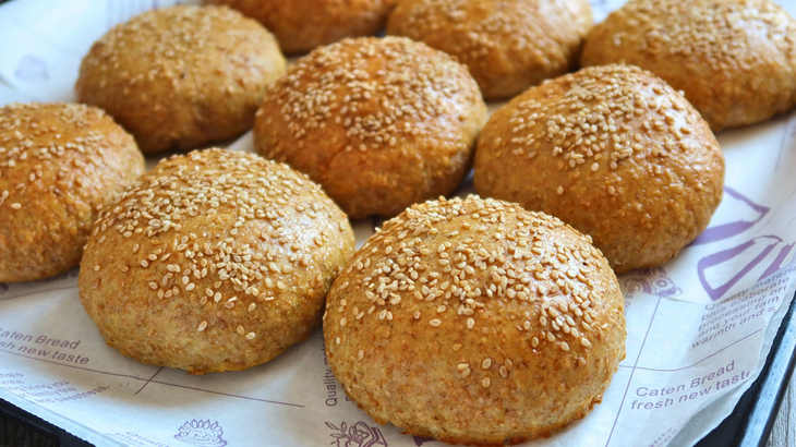 Pan de hamburguesa. Pan de hamburguesa.