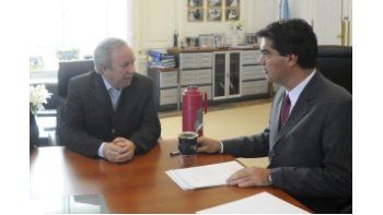 El pasaso 12 de diciembre el jefe de Gabinete, Jorge Capitanich, recibió al gobernador de Santa Cruz, Daniel Peralta.