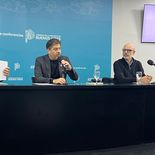 Carlos Bianco encabezó una conferencia de prensa del gobierno bonaerense. Carlos Bianco encabezó una conferencia de prensa del gobierno bonaerense.