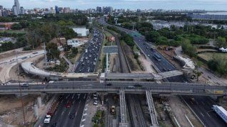 Habilitaron una nueva etapa de las obras en el Puente Labruna. Habilitaron una nueva etapa de las obras en el Puente Labruna.