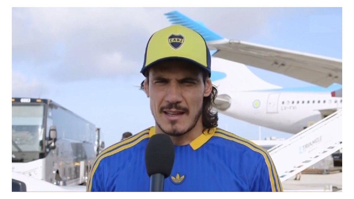 Edinson Cavani, after the arrival of Boca to the Club World Cup: “The goal is to fight the title”