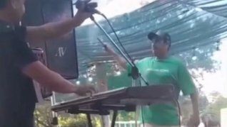Fede el original, a puro disparo en un evento en Chaco