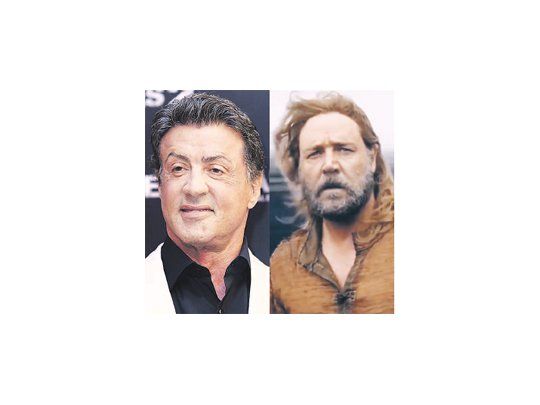 Sylvester Stallone y Russell Crowe