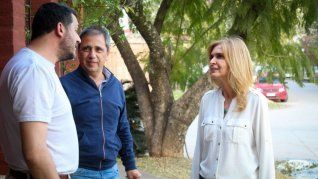 Los candidatos tucumanos, José Seleme y Silvia Elías de Pérez.