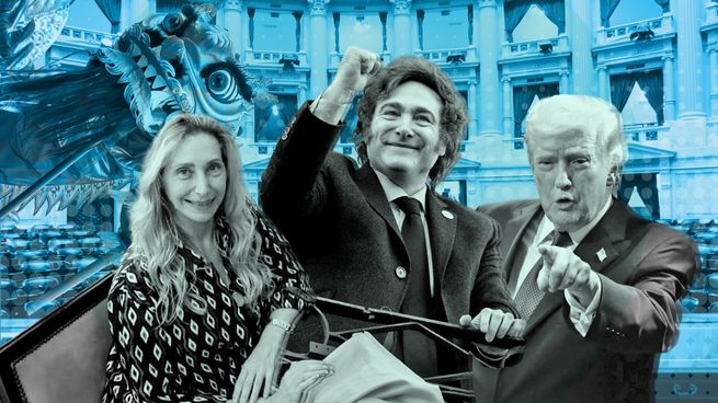 Bici, cantitos y cadena, en la sesión más caótica en Diputados. Mientras, Milei en EEUU, con elogios de Trump.