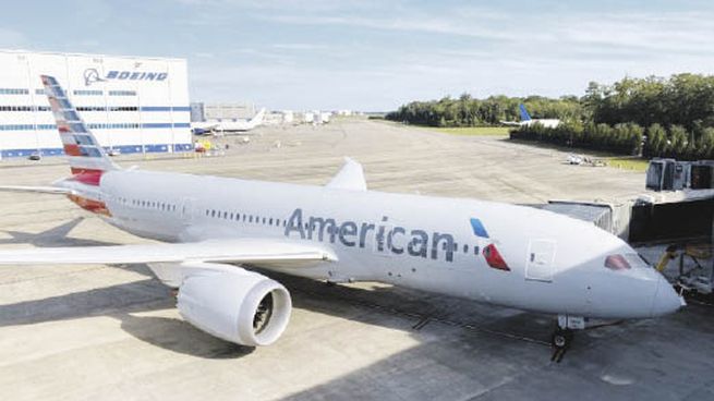 Modelo. American Airlines pudo recibir su pedido del Boeing 787.