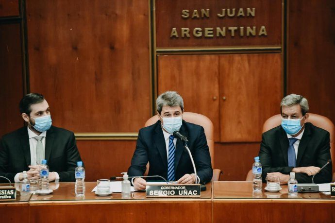 El gobernador de San Juan, Sergio Uñac.