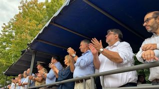El presidente Yamandú Orsi participó de la Fiesta de la Patria Gaucha.