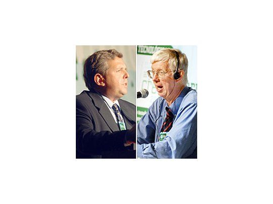 Raúl Houssay y Michael Boehlje.