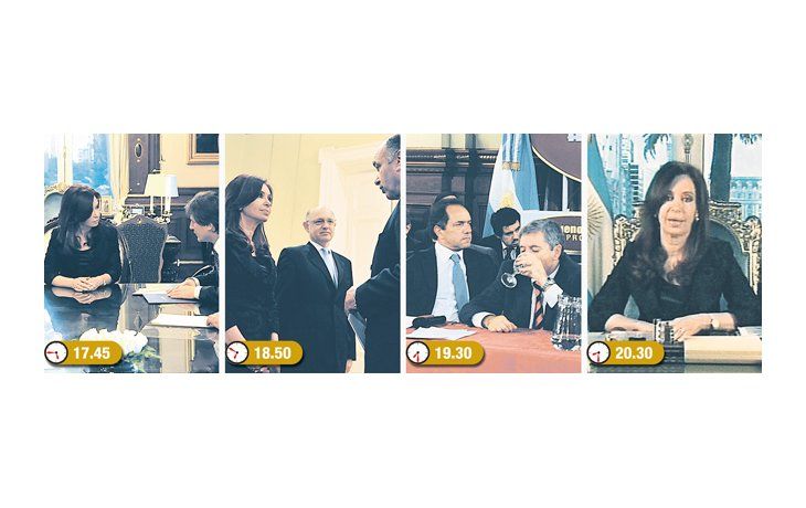 ámbito.com | Los mensajes cifrados de las primeras 24 horas de Cristina
