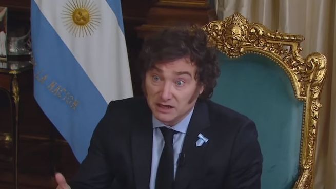 Javier Milei, presidente de la Nación. 