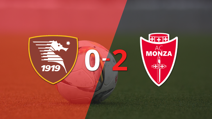 Monza venció por 2-0 a Salernitana como visitante
