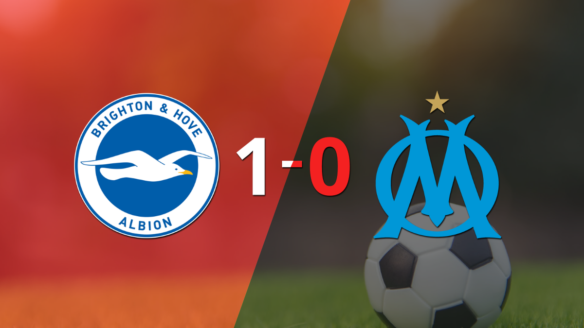 Brighton and Hove narrowly beat Olympique Marseille