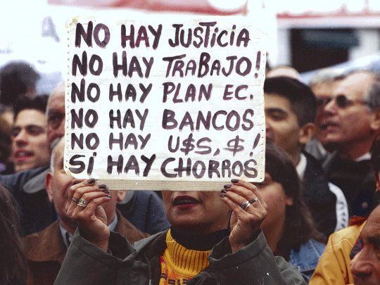 La crisis fue el punto de quiebre de la sociedad argentina.