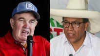 El izquierdista Roberto Sánchez y el conservador Rafael López Aliaga compiten por entrar al balotaje