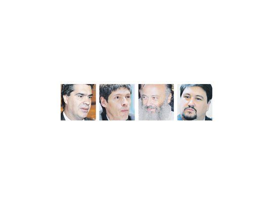 Jorge Capitanich, Juan Manuel Abal Medina, Emilio Pérsico, Maurice Closs