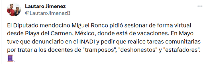 El carpetazo que saco a relucir Lautaro Jiménez El carpetazo que saco a relucir Lautaro Jiménez
