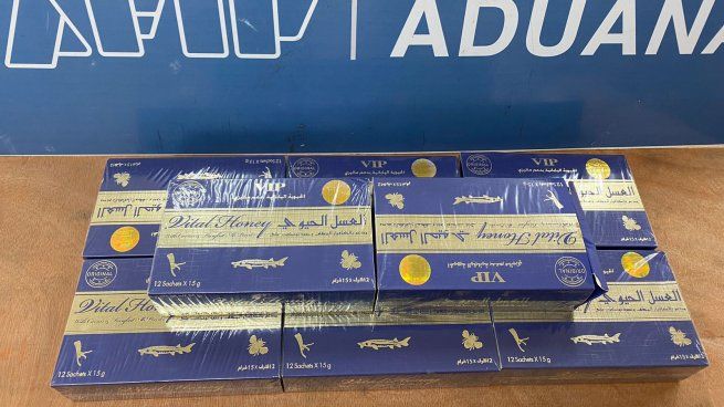 Miel del amor, un estimulante sexual que contiene Sildenafil.&nbsp;