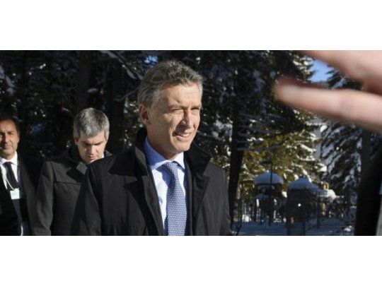 Macri en su participación en el Foro Económico de Davos.