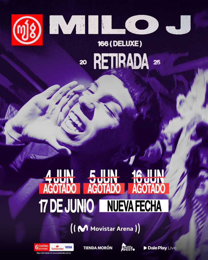 Milo J adds a fourth date in Movistar Arena: When and where to get the tickets