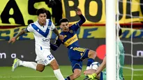 Boca jugó mejor que Vélez, pero no pudo quebrar la defensa rival.
