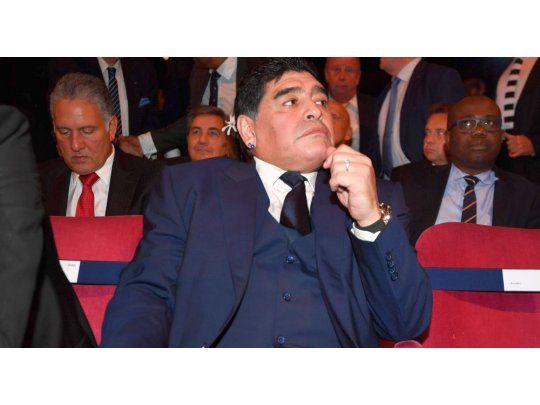 Diego Maradona no estuvo en el ensayo de FIFA del sorteo mundialista.