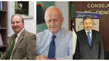 ámbito.com | Los abogados constitucionalistas Daniel Sabsay, Gregorio Badeni y el laboralista Horacio Schick