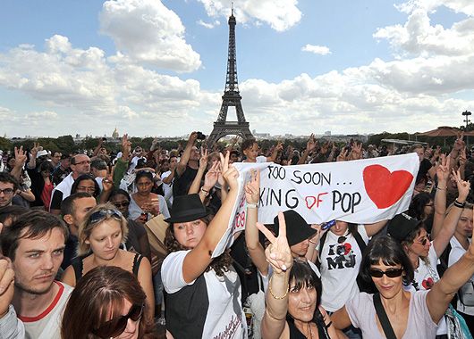 Toda Francia recordó a Michael Jackson
