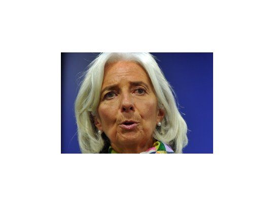 Christine Lagarde, titular del FMI.