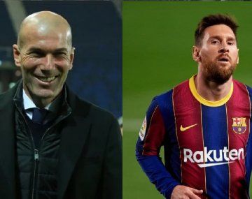 Zidane desea que Lionel Messi se quede en el Barcelona