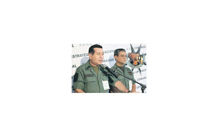 El mayor general Henry Rangel Silva, uno de los comandantes más poderosos de la Fuerza Armada venezolana, en una foto de archivo. Según dijo, el cuerpo «está casado» con el actual régimen.