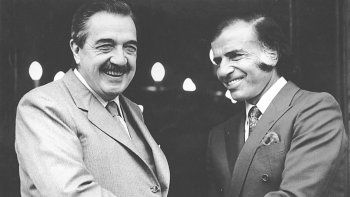Pacto de Olivos. El acuerdo entre Raúl Alfonsín y Carlos Menem.