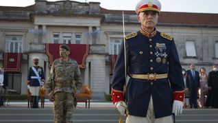 Guillermo Hipólito Martínez, al asumir la dirección del Colegio Militar.