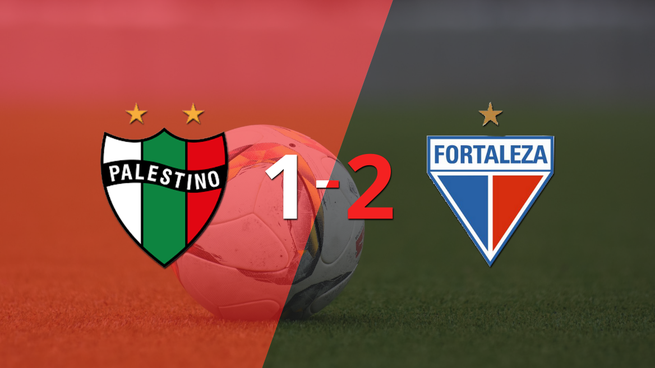 Fortaleza gana de visitante 2-1 a Palestino