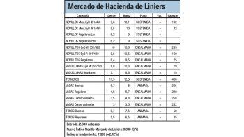 Precios estables en Mercado de Liniers