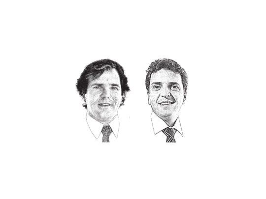 Alberto Pérez y Sergio Massa