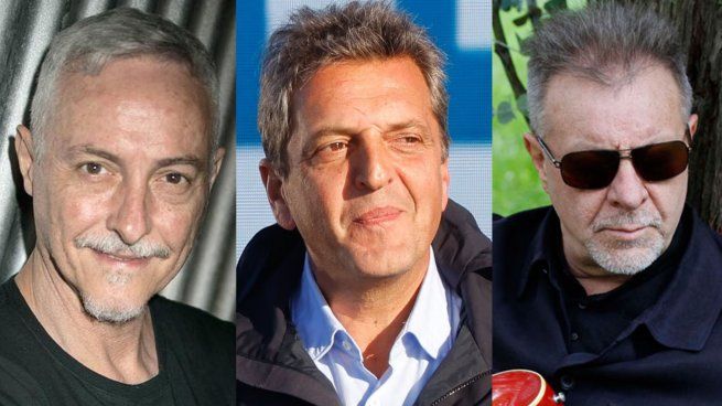 El candidato presidencial de Unión por la Patria (UP) fue apoyado por referentes de la música nacional. 