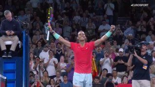 Rafael Nadal volvió a jugar y ganar tras un año.