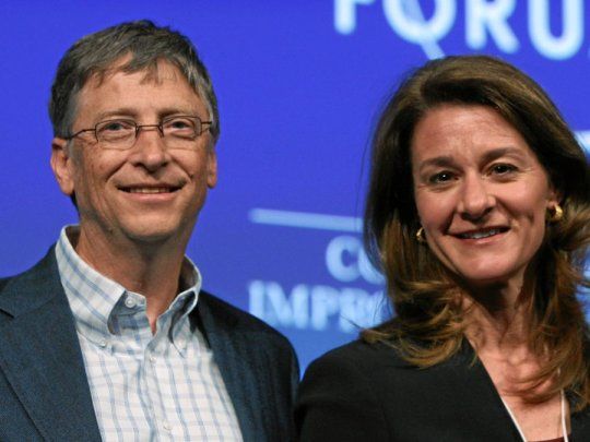 Bill y Melinda Gates.