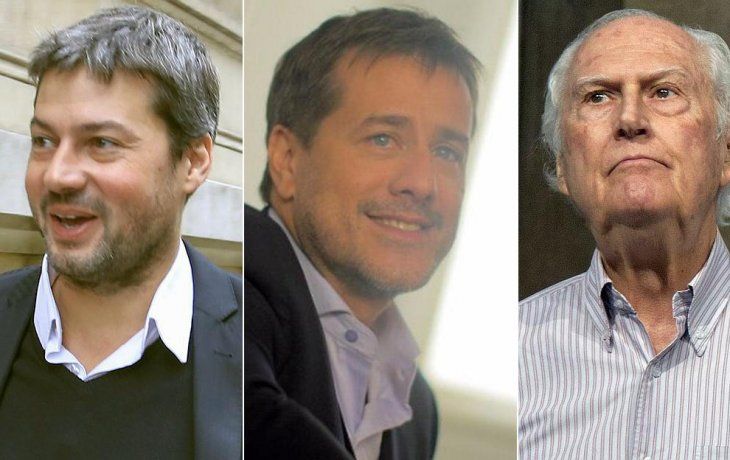 Maías Lammens, Mariano Recalde y Fernando Pino Solanas.