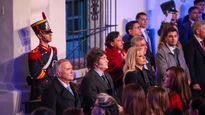 Javier Milei y Victoria Villarruel estuvieron casi cara a cara pero ni se miraron en la Vigilia de la Independencia, en Tucumán.